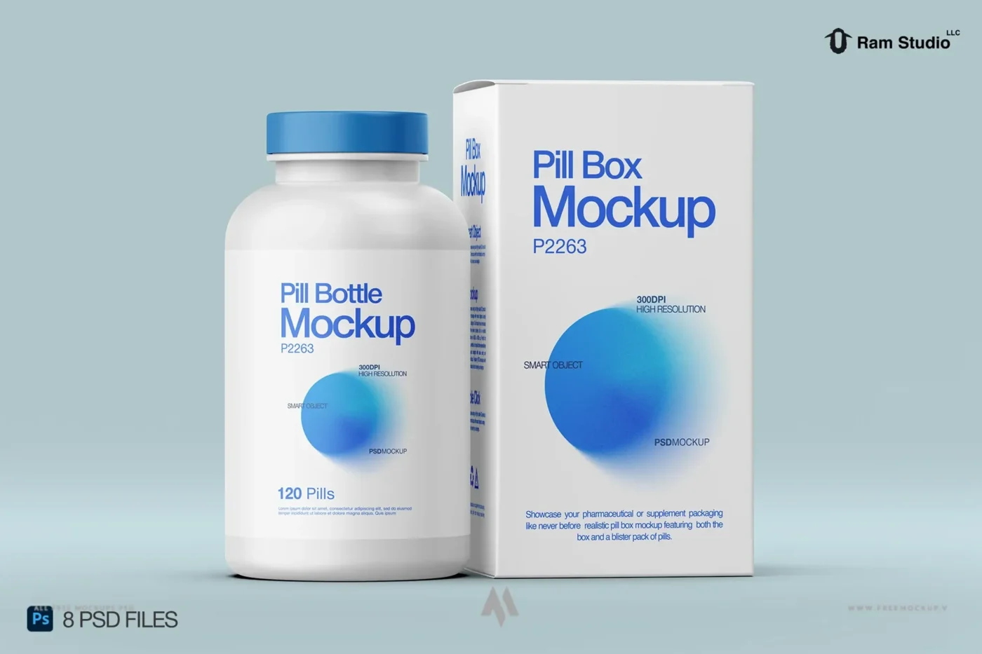 Tạo Mockup Chai Thuốc: Nâng Tầm Thương Hiệu Dược Phẩm!