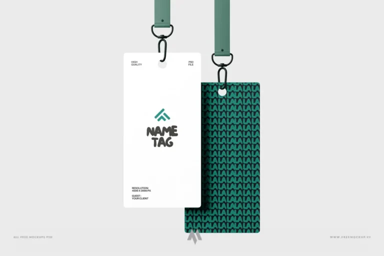 Mockup thẻ nhân viên chuyên nghiệp