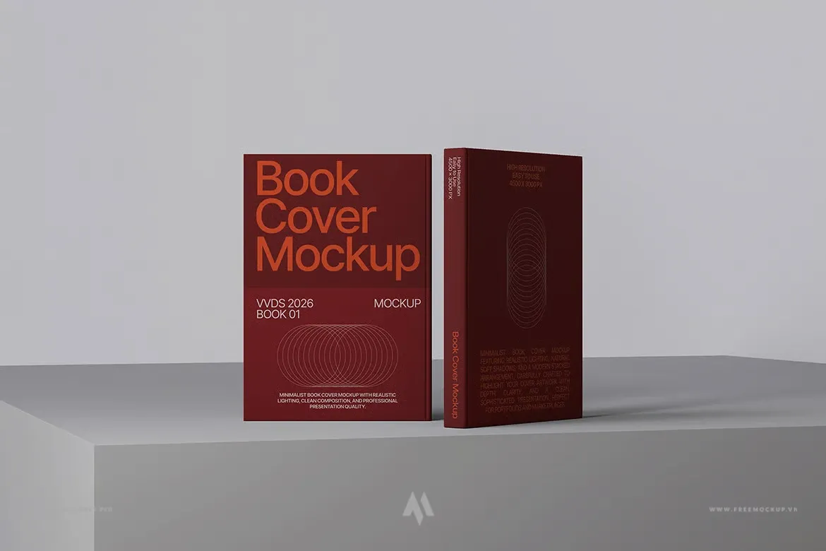 Bí quyết trình bày bìa sách: Mockup miễn phí tinh tế!