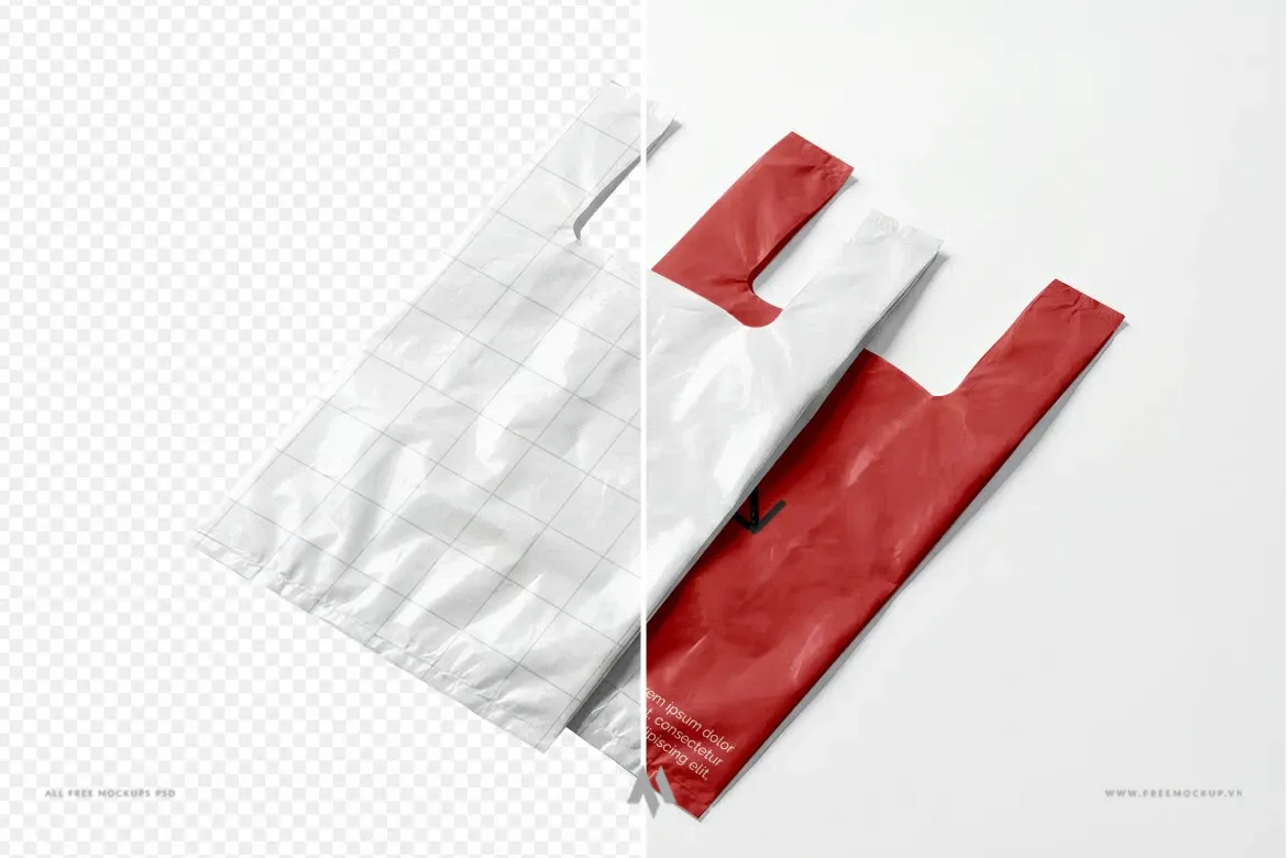Mockup Túi Nhựa: Nâng Tầm Bao Bì Chuyên Nghiệp!