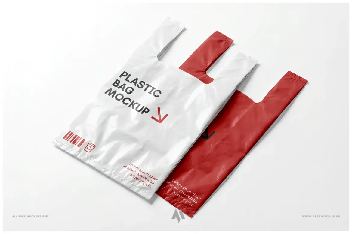 Mockup Túi Nhựa: Nâng Tầm Bao Bì Chuyên Nghiệp!