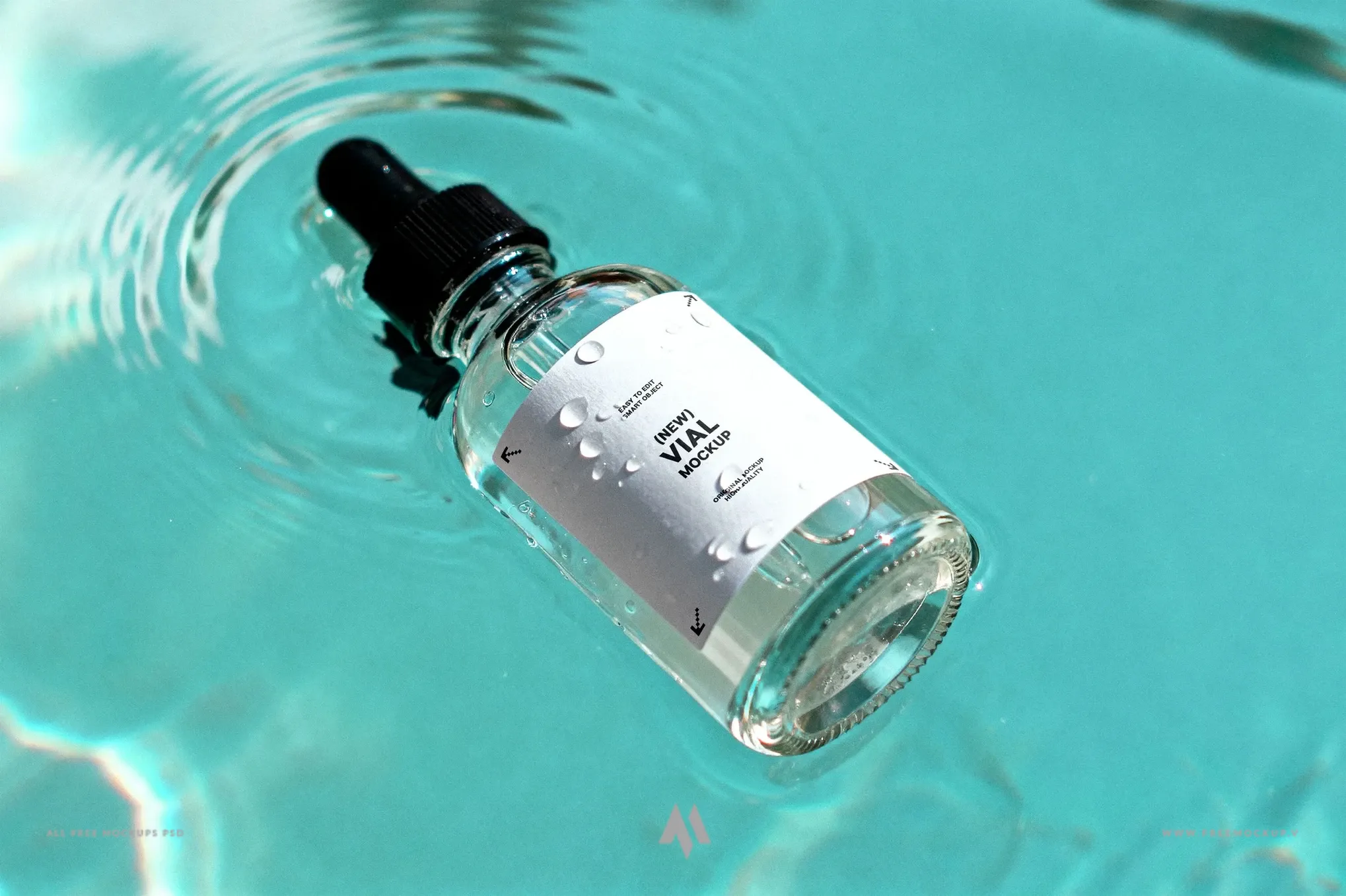 Mockup Chai Dropper Nổi: Nâng Tầm Thương Hiệu!