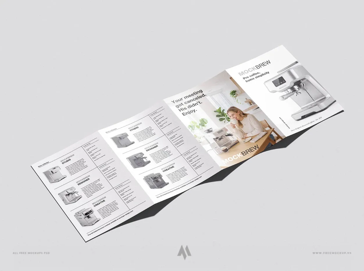 Khám Phá Mockup Brochure Gấp A4 Đa Năng!