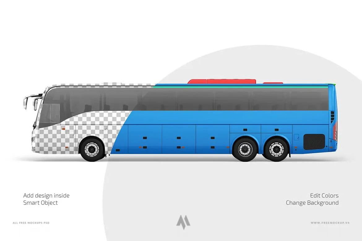 Mockup xe khách: Nâng tầm thương hiệu, thu hút mọi ánh nhìn!