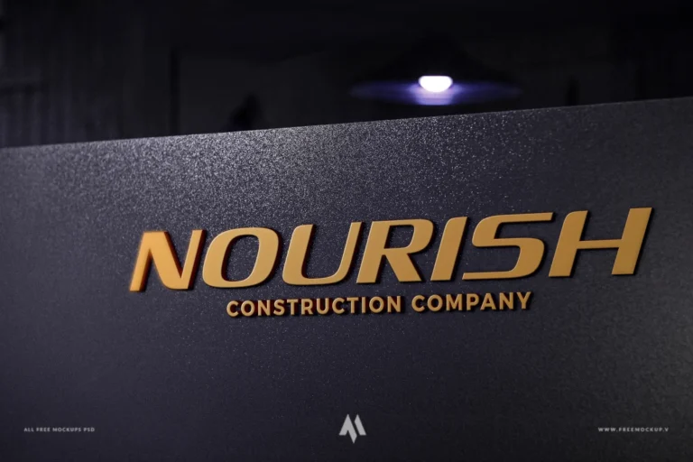 Mockup Logo 3D miễn phí