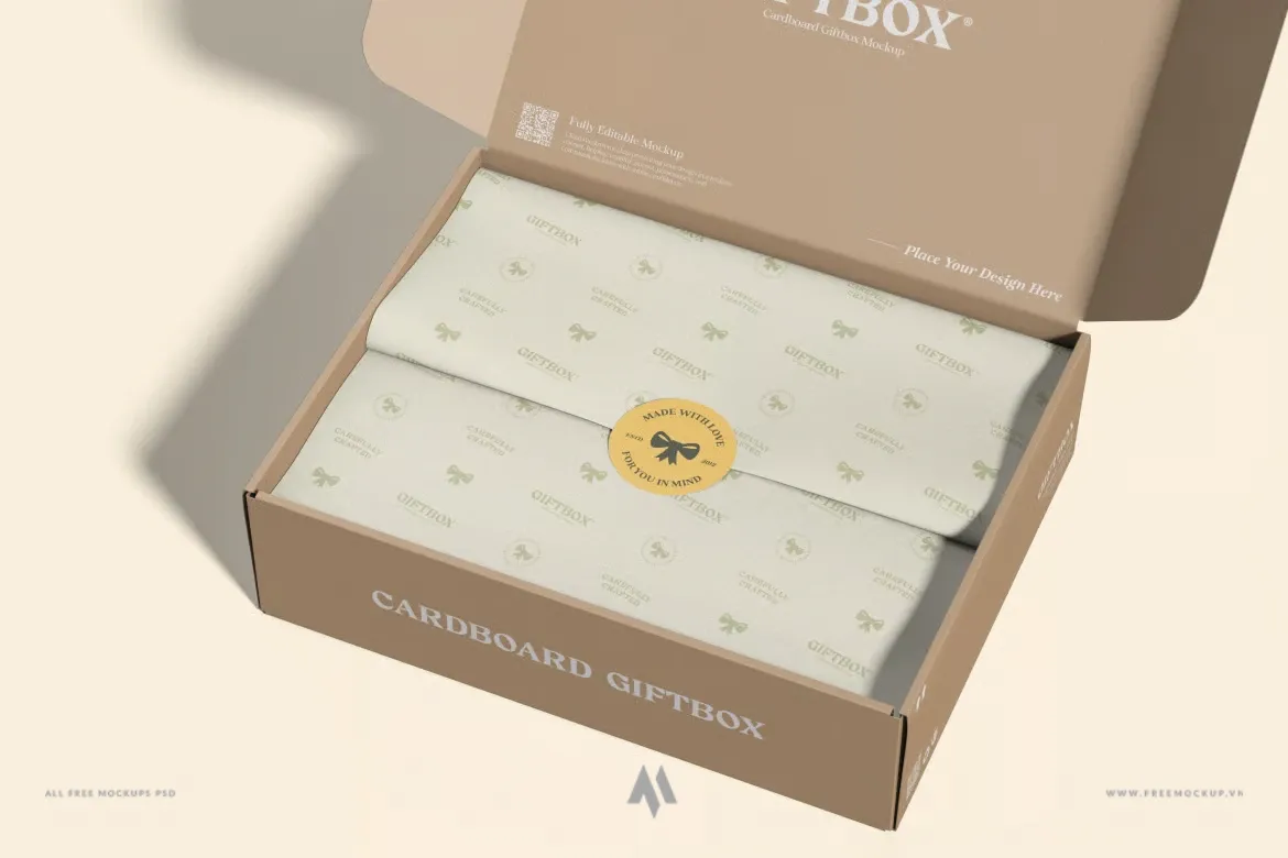 Mockup Bao Bì Quà Tặng: Nâng Tầm Thương Hiệu!