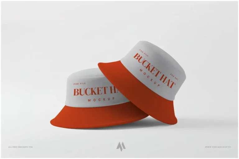 Mockup Mũ Bucket Thời Trang Chuyên Nghiệp