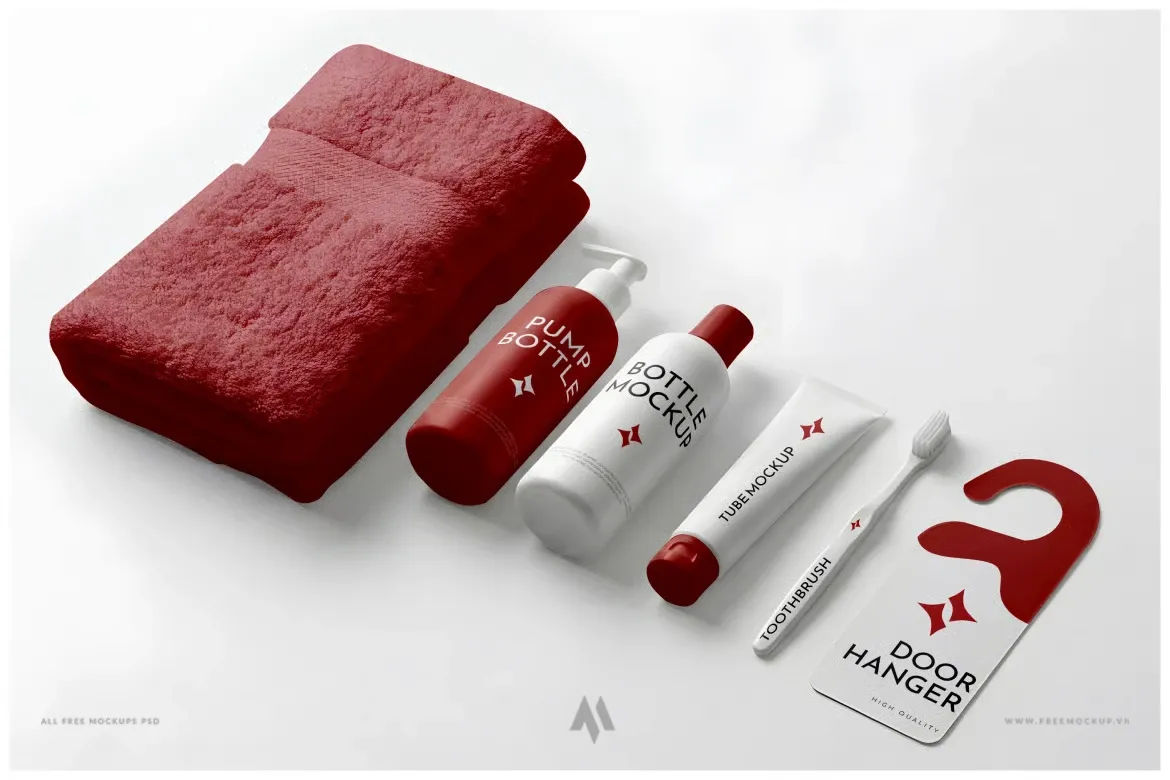 Hotel Branding Mockup Set