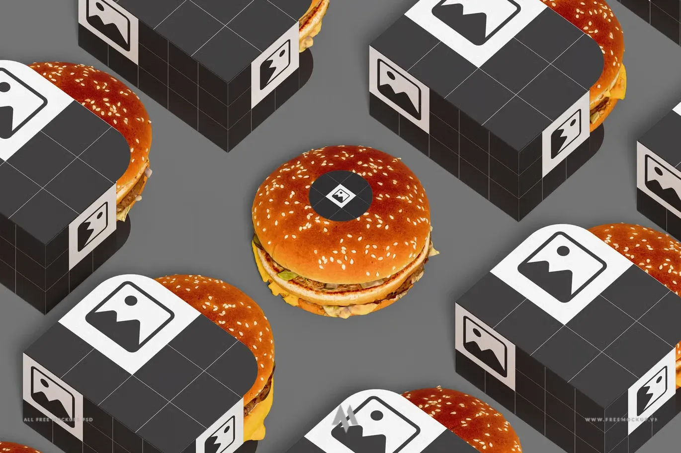 Mockup bao bì burger: Biến ý tưởng thành hiện thực!