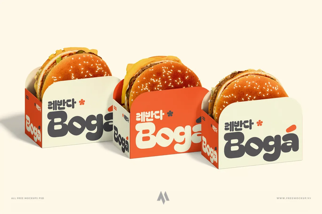 Mockup bao bì burger: Biến ý tưởng thành hiện thực!