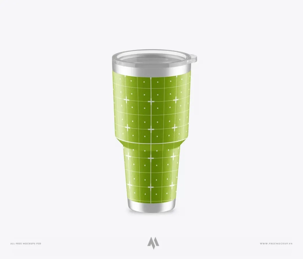 Mockup bình nước inox