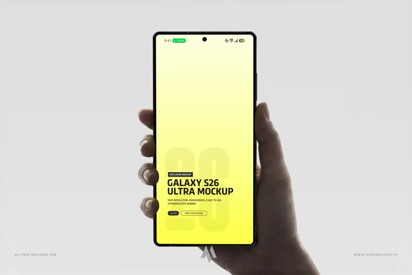 Mockup Galaxy S26: Nâng tầm thiết kế!