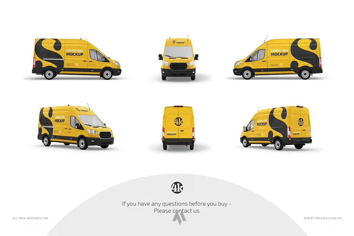 Mockup Xe Van: Biến ý tưởng thành hiện thực!