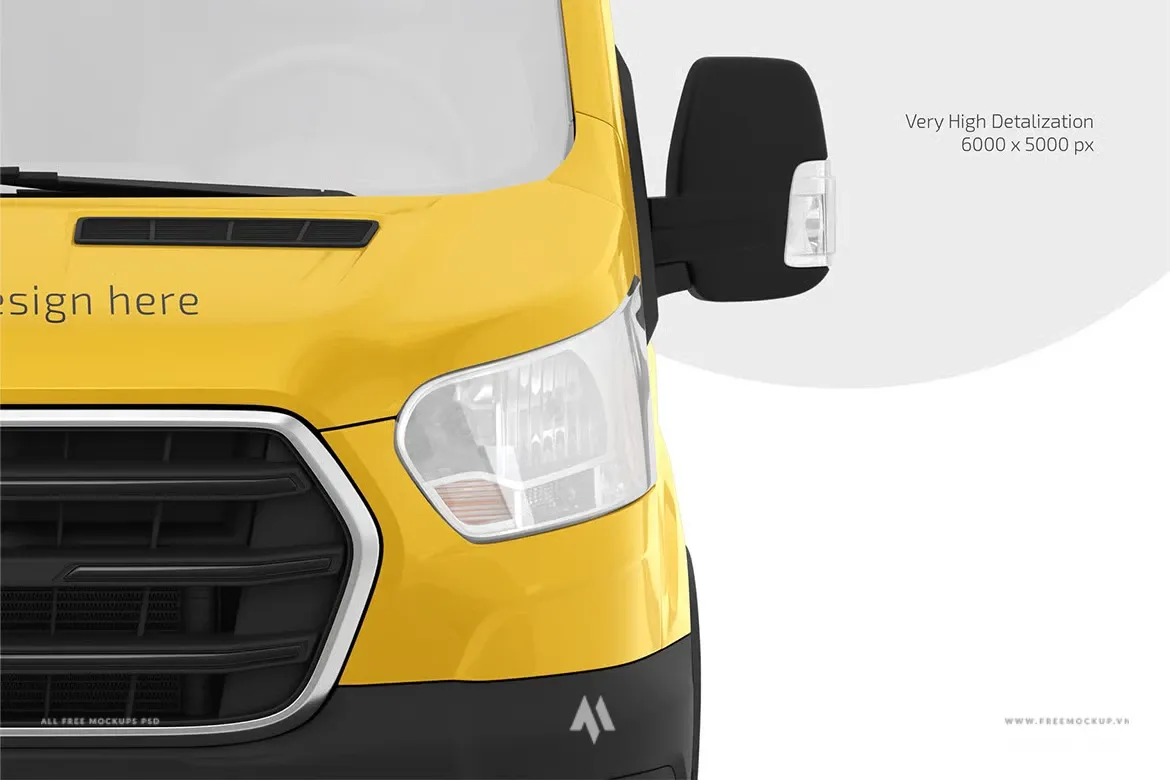 Mockup Xe Van: Biến ý tưởng thành hiện thực!