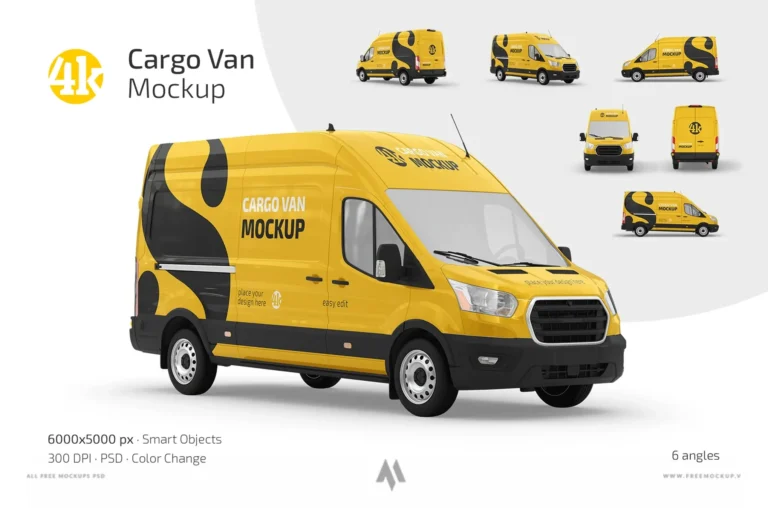 Mockup Xe Van: Biến ý tưởng thành hiện thực!