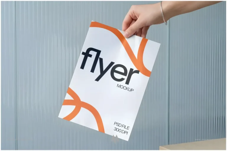 Mockup Flyer A4 Chuyên Nghiệp