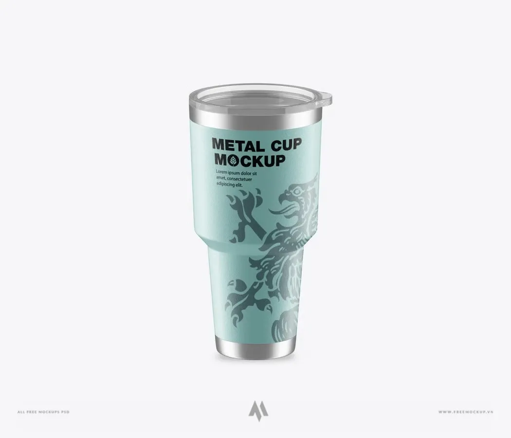 Nâng tầm sản phẩm với Mockup bình nước inox!
