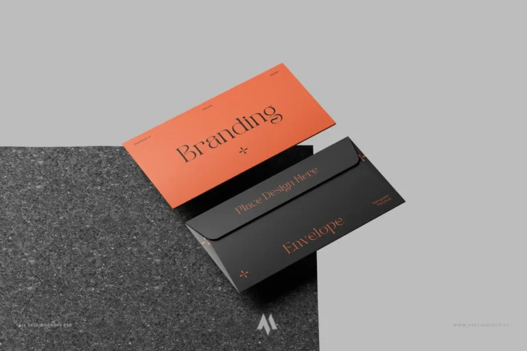Nâng tầm thương hiệu với Mockup phong bì chuyên nghiệp