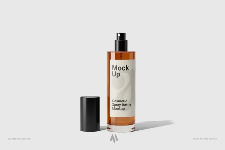 Mockup Chai Xịt Mỹ Phẩm miễn phí