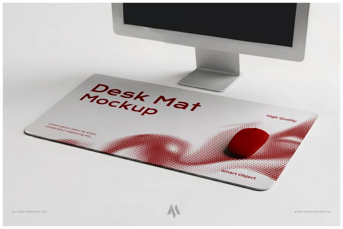 Mockup bàn di chuột máy tính