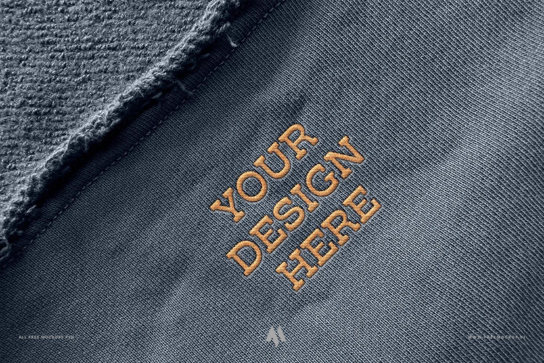 Mockup Logo Thêu Chuyên Nghiệp PSD