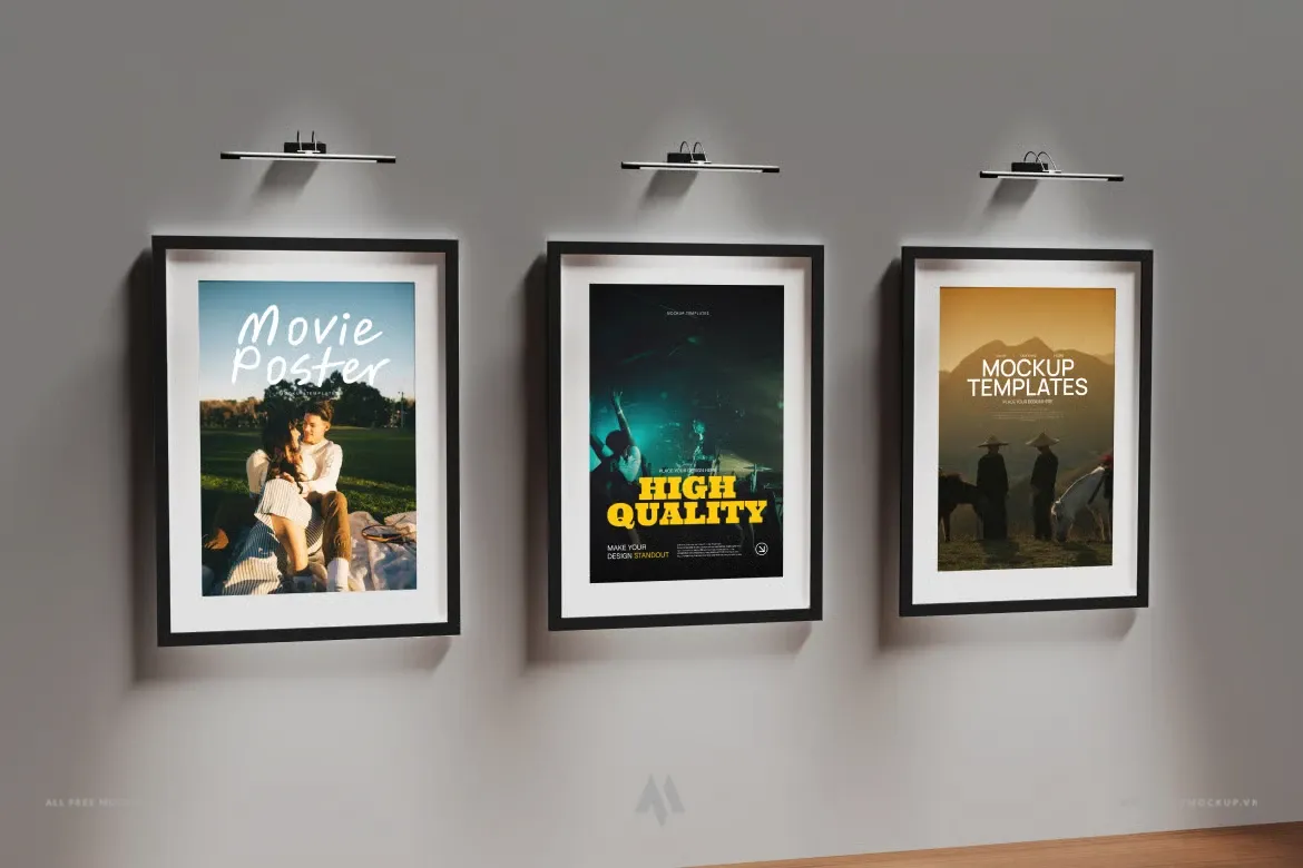Mockup poster rạp chiếu phim