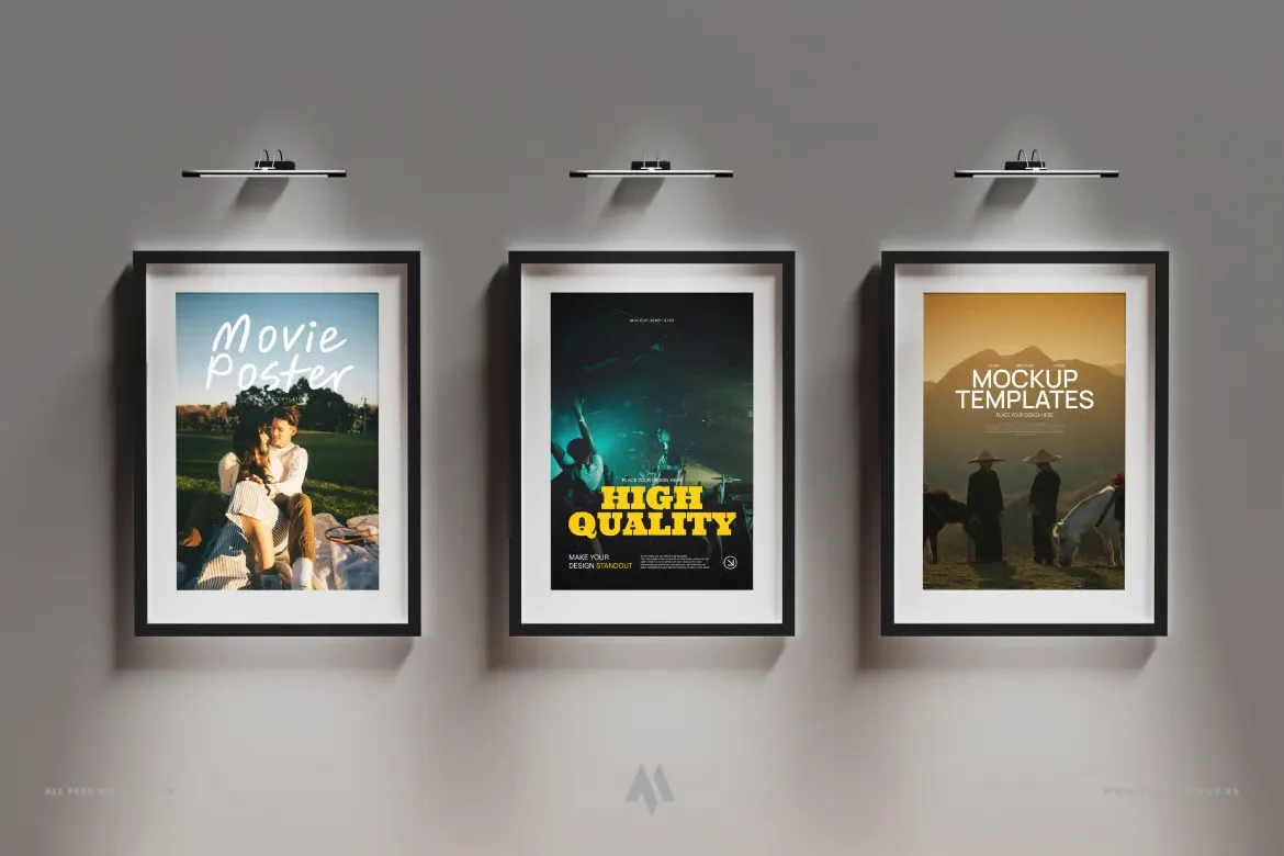 Mockup poster rạp chiếu phim