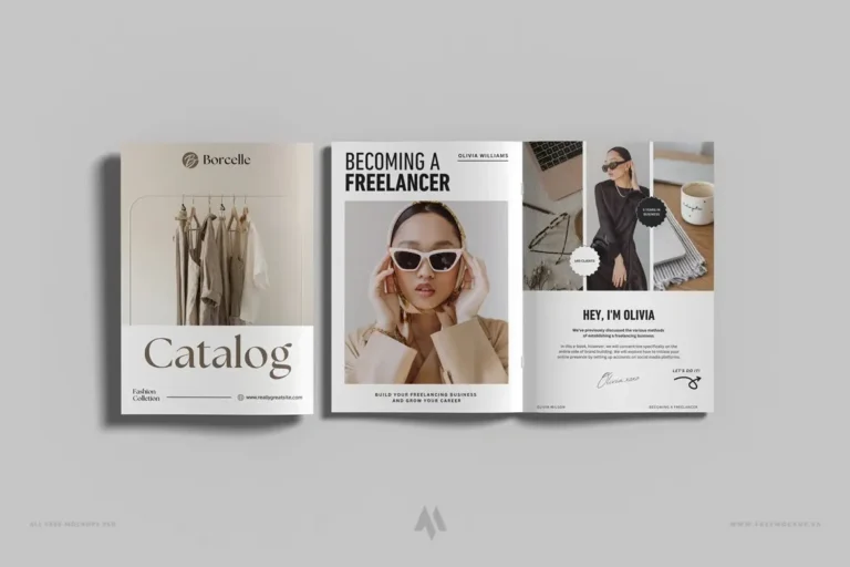 Bộ mockup tạp chí miễn phí