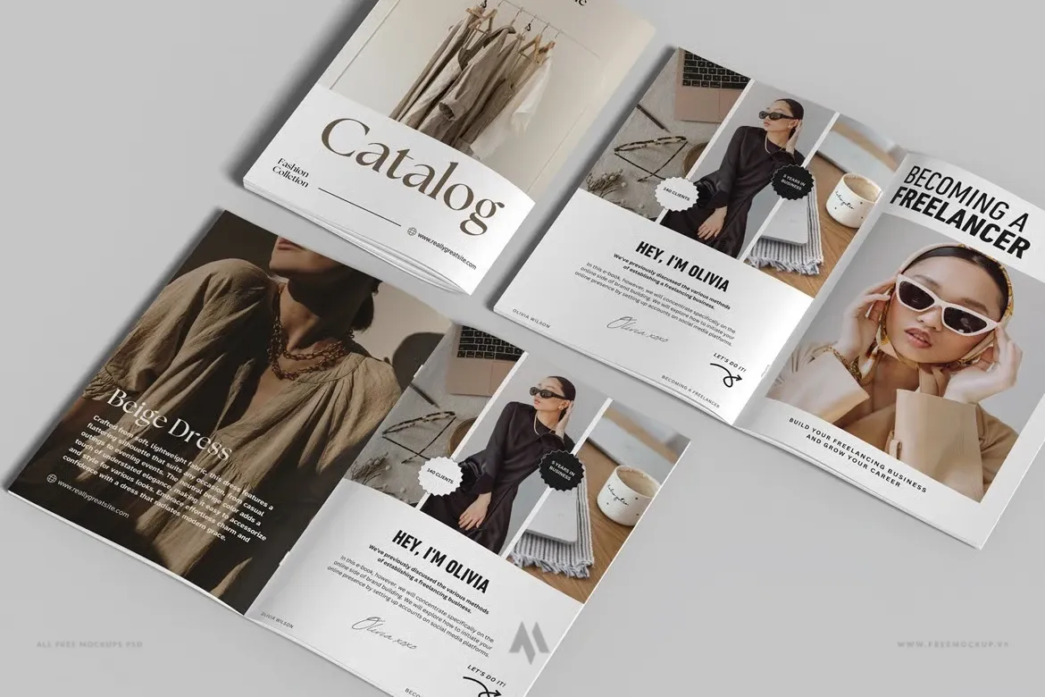 Mockup tạp chí: Nâng tầm thương hiệu chuyên nghiệp!