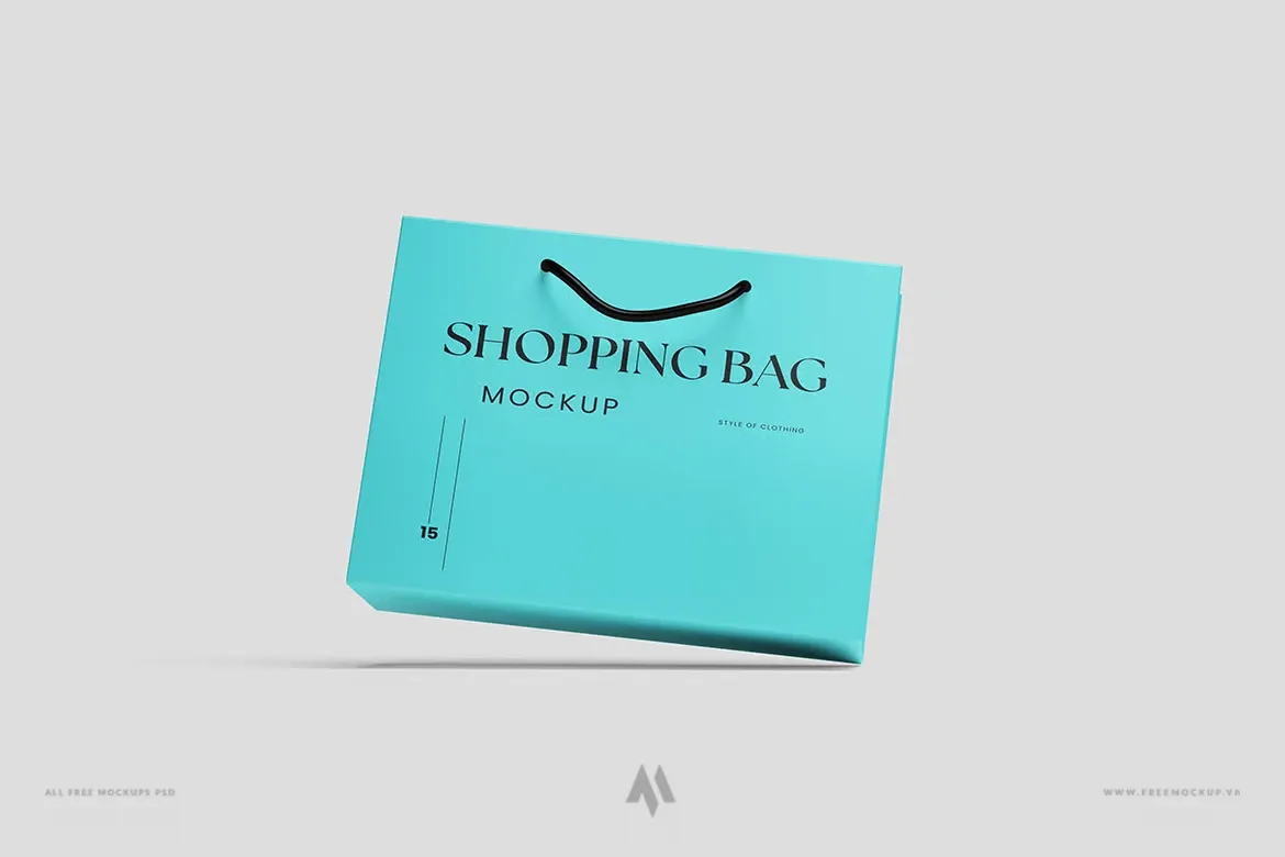 Mockup Túi Giấy Shopping Lớn PSD