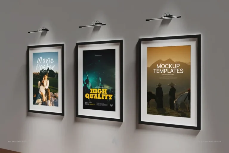 Mockup poster rạp chiếu phim