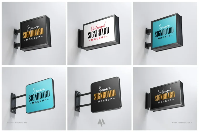 Tải Mockup Biển Hiệu Đường Phố Chuyên Nghiệp PSD