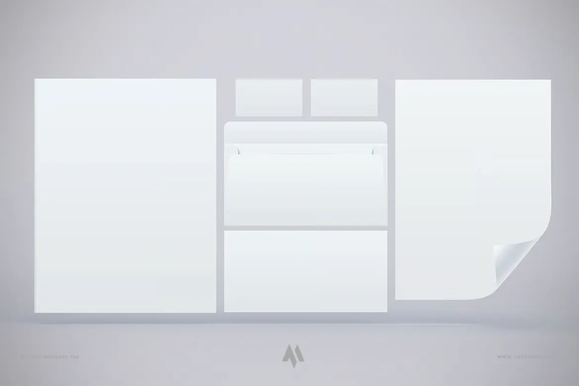 Tải Mockup bộ nhận diện thương hiệu giấy viết thư và danh thiếp