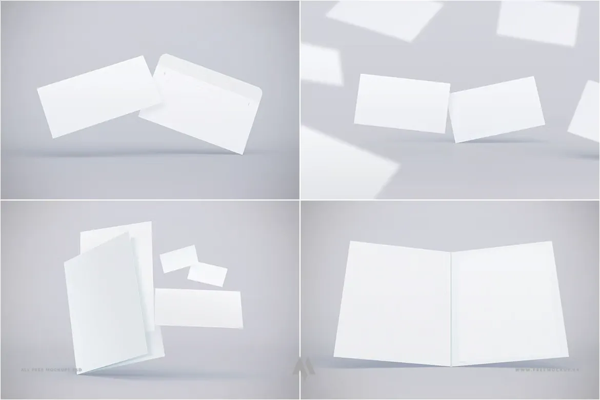Tải Mockup bộ nhận diện thương hiệu giấy viết thư và danh thiếp