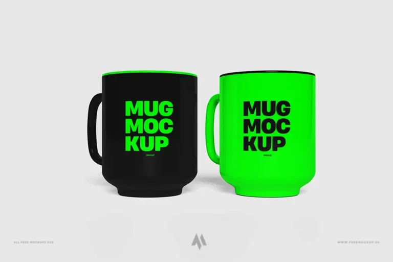 Tải Mockup Cốc Sứ Chuyên Nghiệp PSD Miễn Phí Ngay