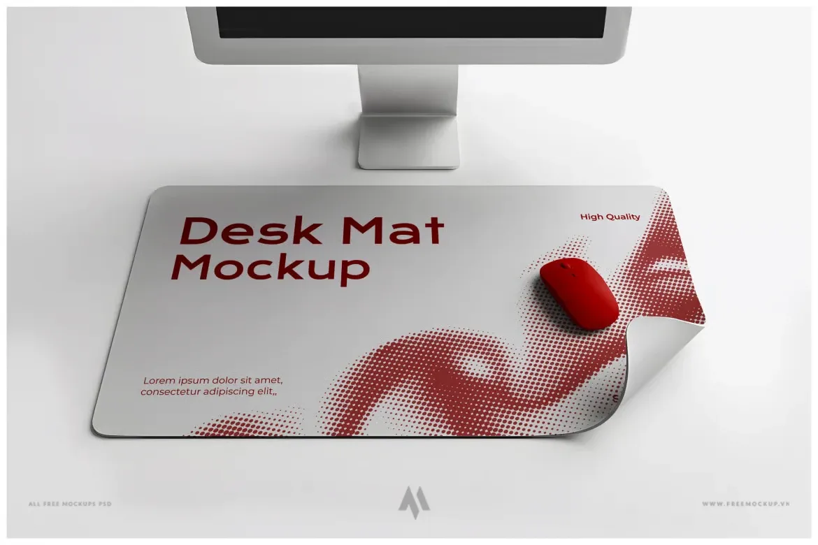 Tải Mockup Desk Mat Chuyên Nghiệp PSD Miễn Phí – Hiển Thị Thiết Kế Ấn Tượng