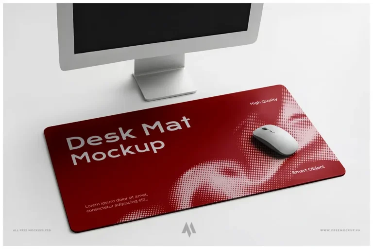 Mockup bàn di chuột máy tính