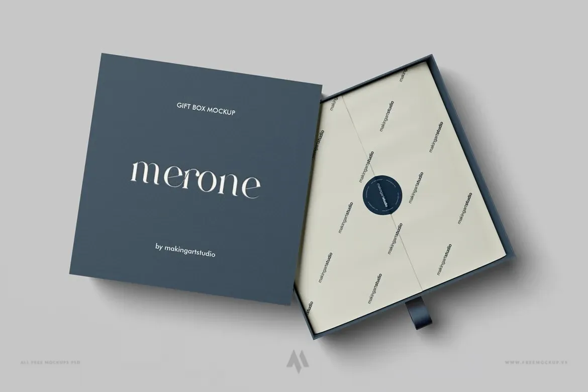 Tải Mockup Hộp Quà Tặng Chuyên Nghiệp PSD Miễn Phí: Nâng Tầm Thiết Kế Của Bạn