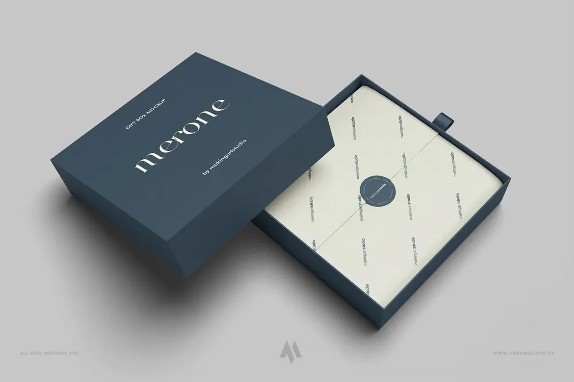Tải Mockup Hộp Quà Tặng Chuyên Nghiệp PSD Miễn Phí: Nâng Tầm Thiết Kế Của Bạn