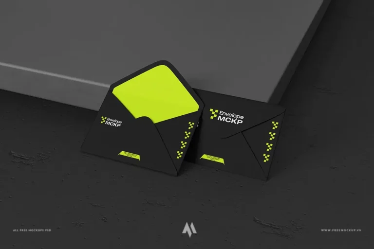 Tải Mockup Phong Bì PSD Miễn Phí