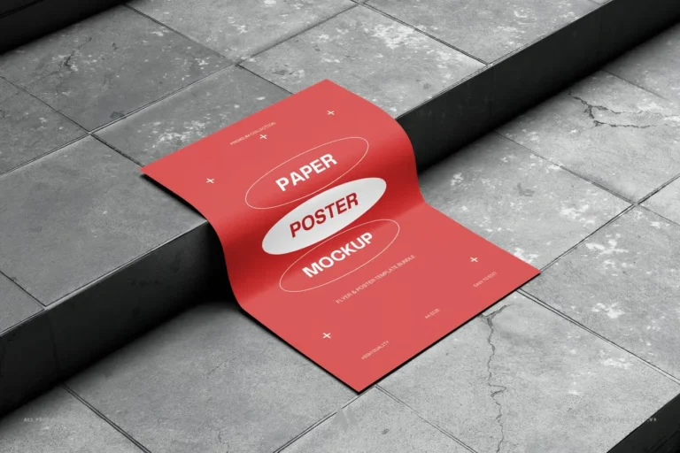 Tải Mockup Poster A4 Chuyên Nghiệp Miễn Phí