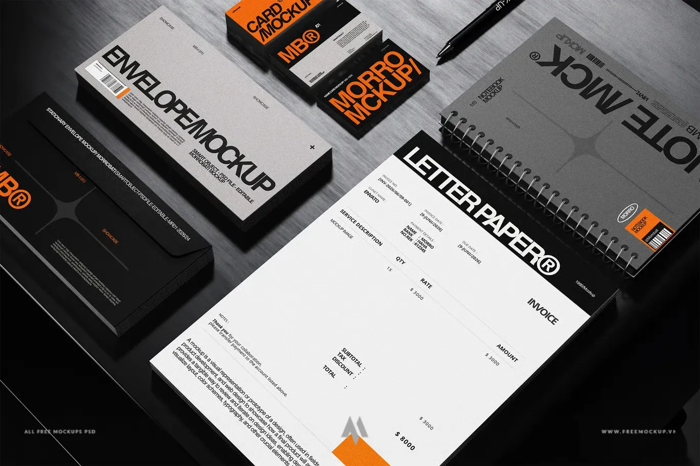 Mockup Branding Chuyên Nghiệp PSD: Trình Bày Bộ Nhận Diện Ấn Tượng