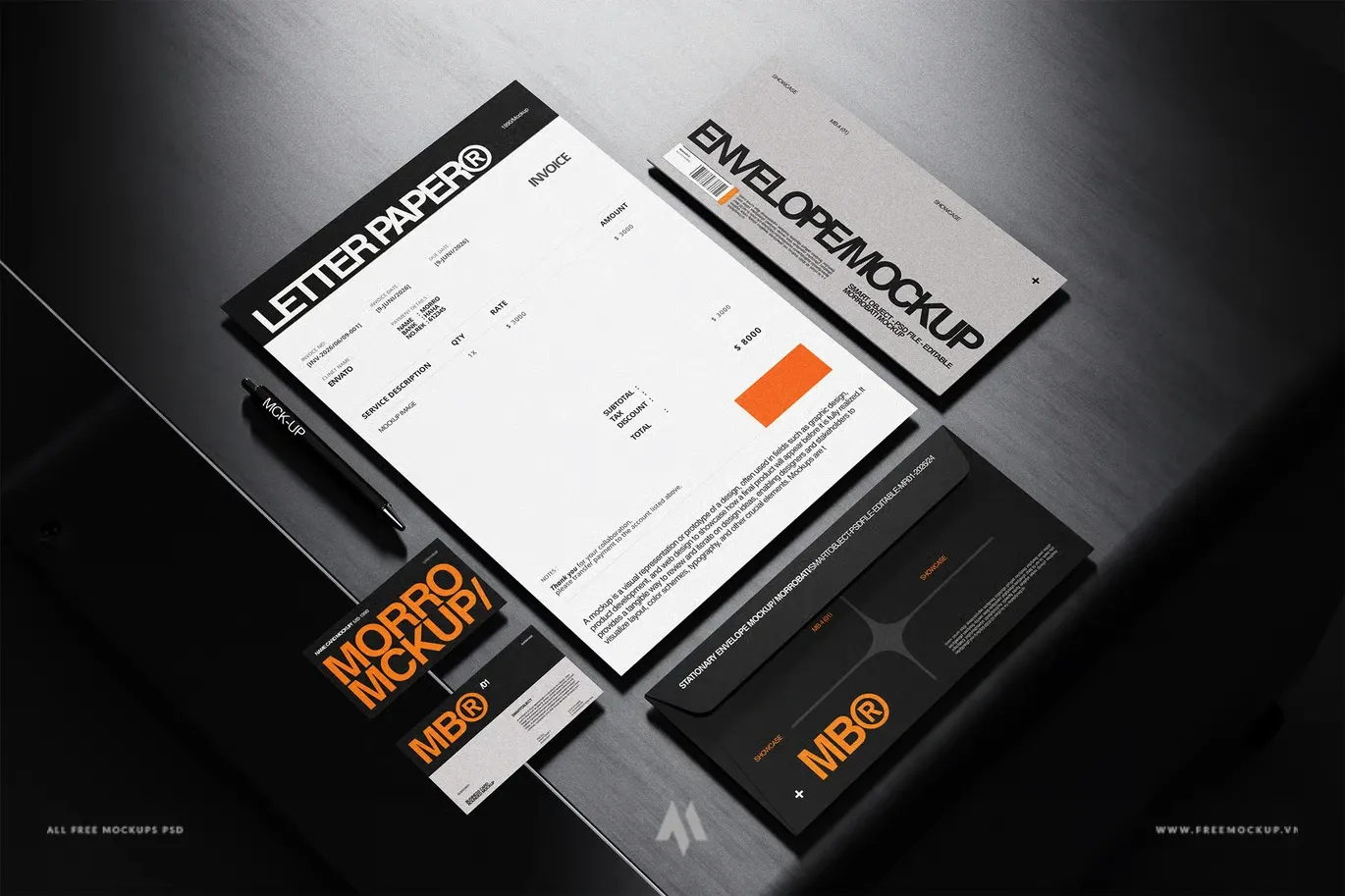 Mockup Branding Chuyên Nghiệp PSD: Trình Bày Bộ Nhận Diện Ấn Tượng