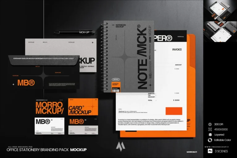 Mockup Branding Chuyên Nghiệp PSD