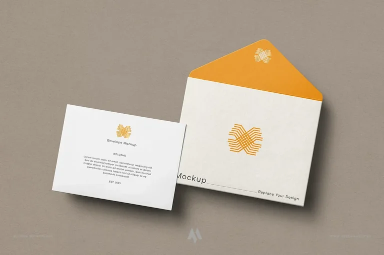 Mockup Phong Bì PSD Chuyên Nghiệp