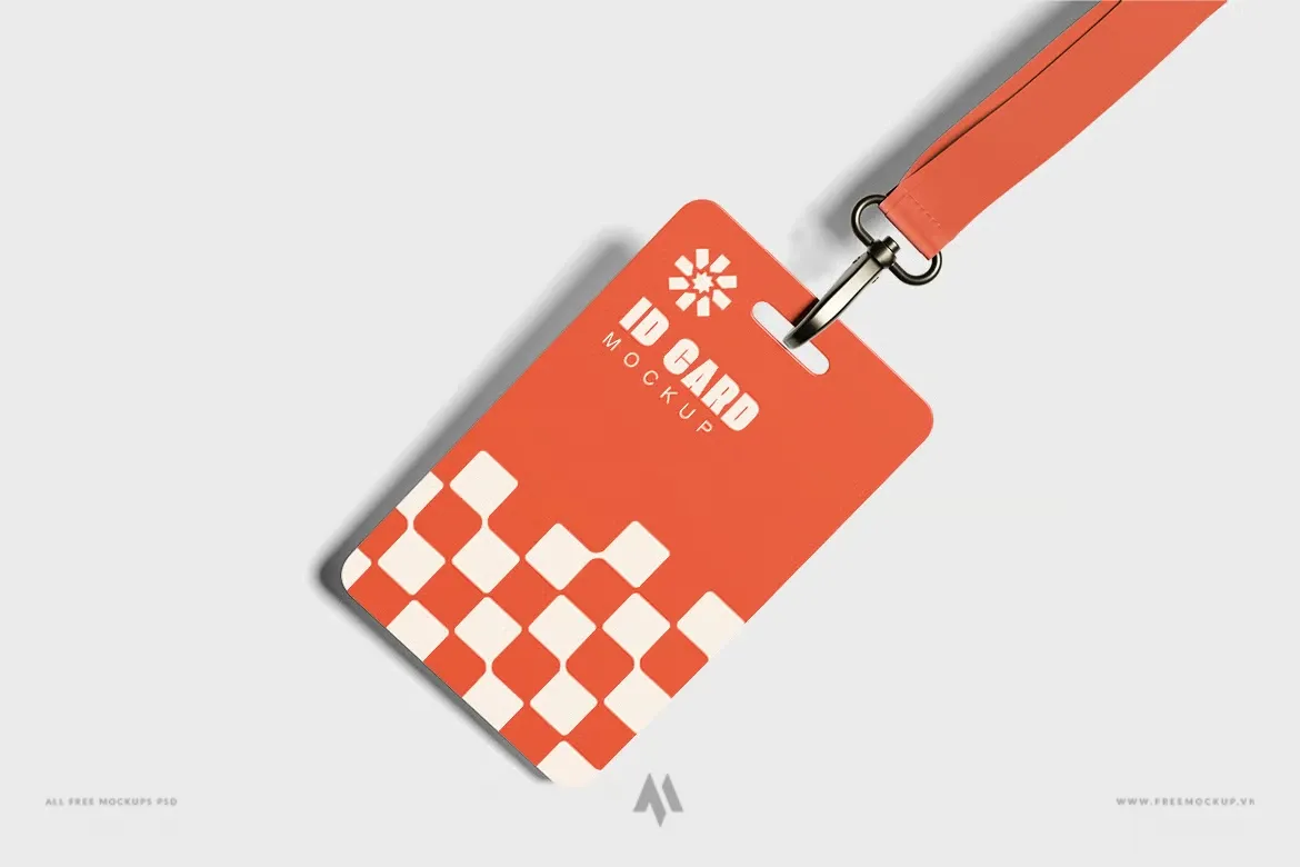 Mockup Thẻ ID Chuyên Nghiệp PSD – Tải Miễn Phí Cho Mọi Thiết Kế