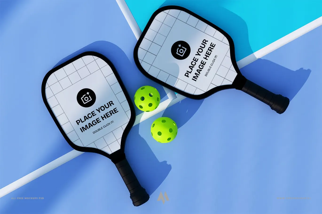 Mockup Vợt Pickleball Chuyên Nghiệp: Tải Ngay Để Trình Bày Thiết Kế Ấn Tượng