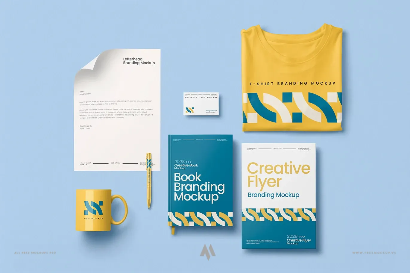 Tải Mockup Branding Chuyên Nghiệp PSD Miễn Phí Ngay Hôm Nay