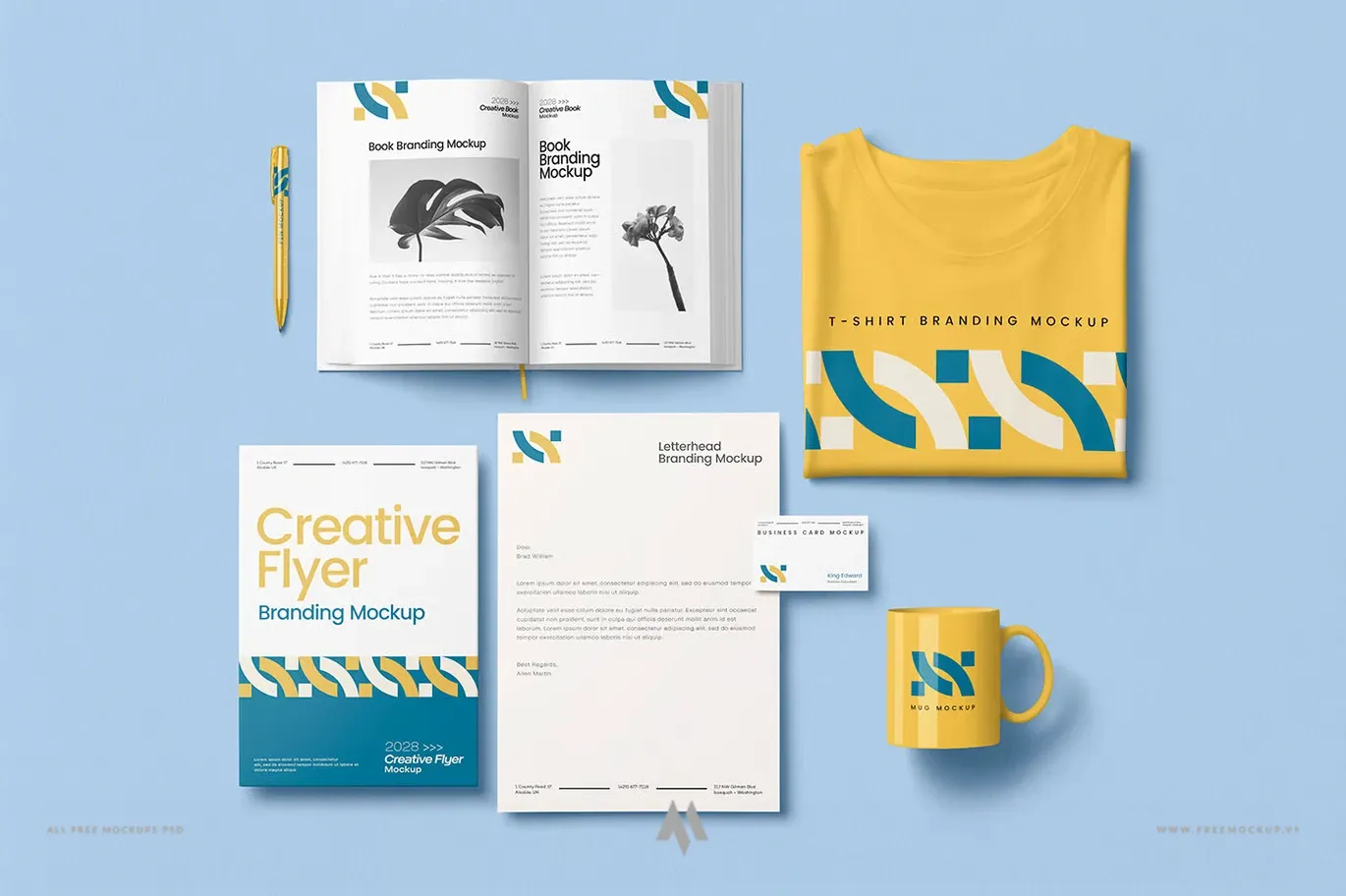 Tải Mockup Branding Chuyên Nghiệp PSD Miễn Phí Ngay Hôm Nay