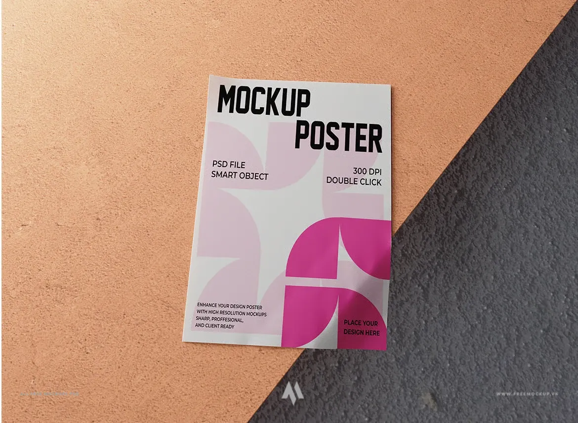 Tải Mockup Poster PSD Chuyên Nghiệp Trình Bày Thiết Kế Ấn Tượng